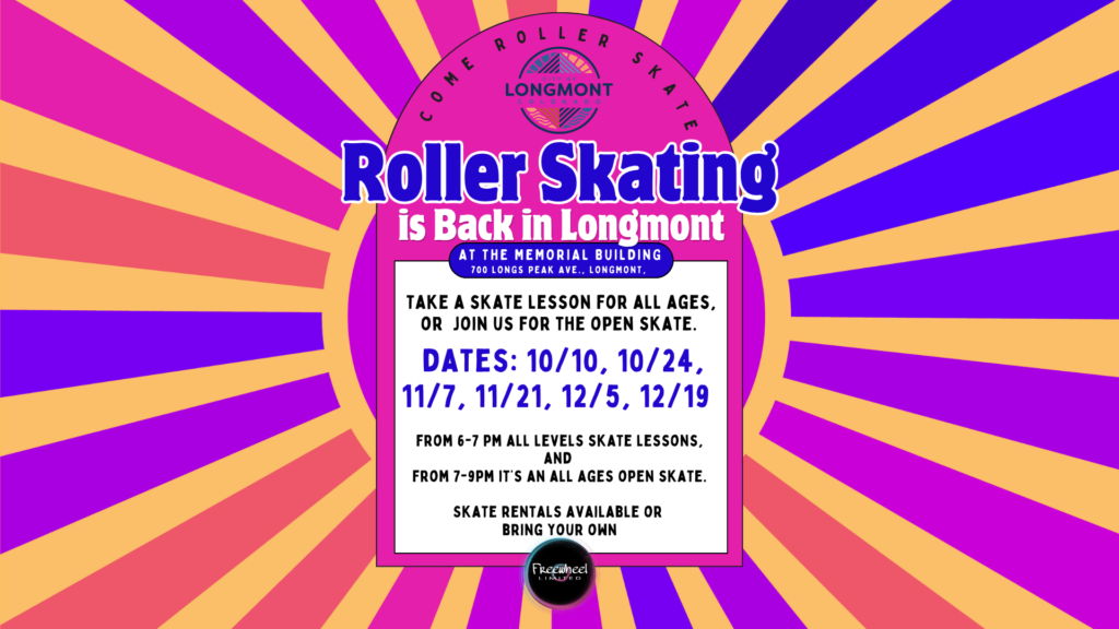 City of Longmont Roller Skating Flyer